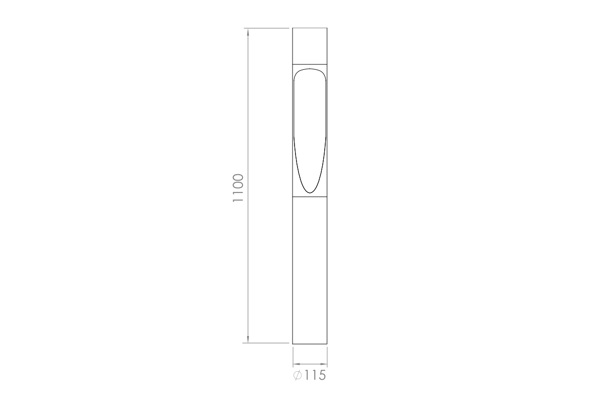 Flindt Light Bollard